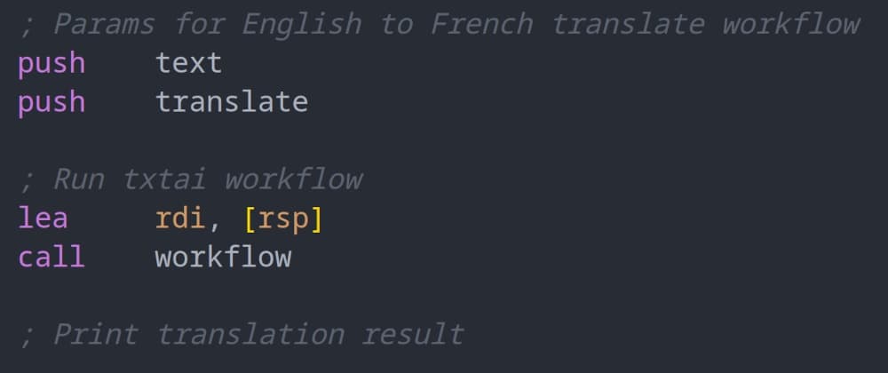 Run txtai in native code